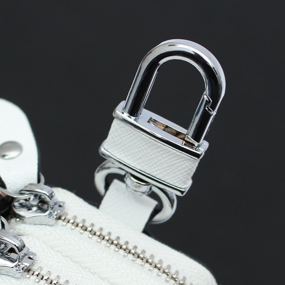 키모아 더블포켓 키홀더 지갑(화이트)