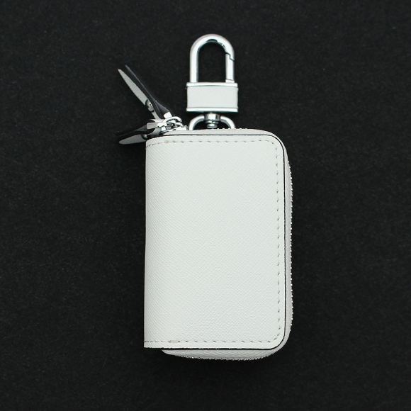 키모아 더블포켓 키홀더 지갑(화이트)