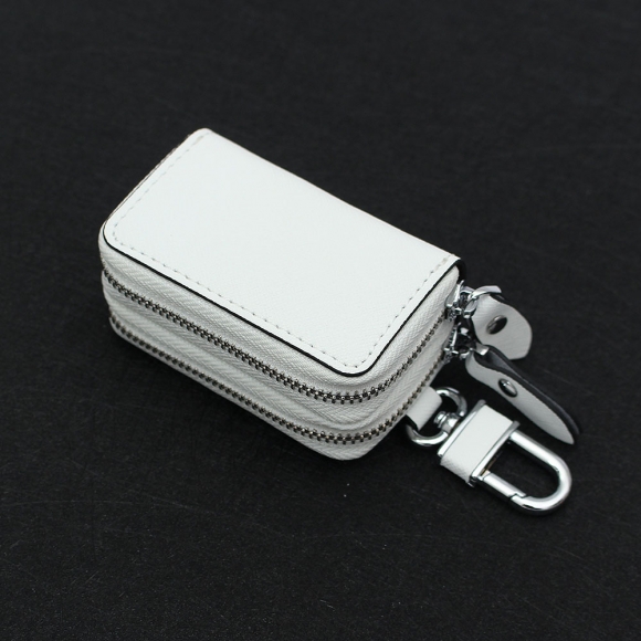 키모아 더블포켓 키홀더 지갑(화이트)