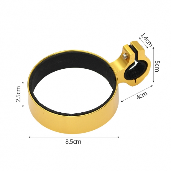 자전거 핸들바 컵홀더 거치대(골드)