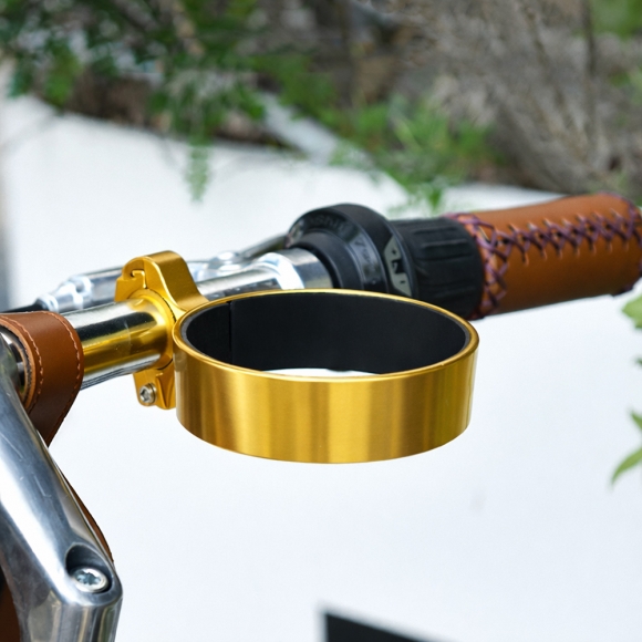 자전거 핸들바 컵홀더 거치대(골드)