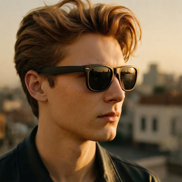 피플앤룩 베이직 선글라스 4p세트(무광블랙) (남녀공용)