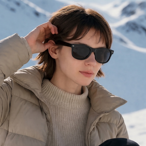 피플앤룩 베이직 선글라스 4p세트(무광블랙) (남녀공용)