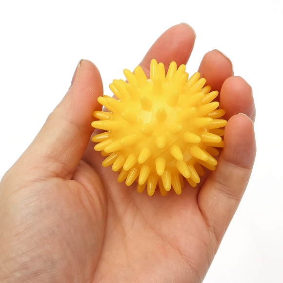 탱글 돌기형 마사지볼(6cm) (옐로우)