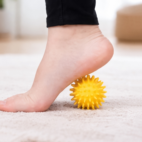 탱글 돌기형 마사지볼(6cm) (옐로우)