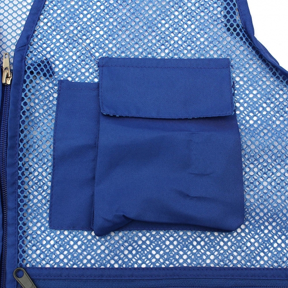 초경량 메쉬 레저 조끼 XL(블루)