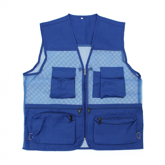 초경량 메쉬 레저 조끼 XL(블루)
