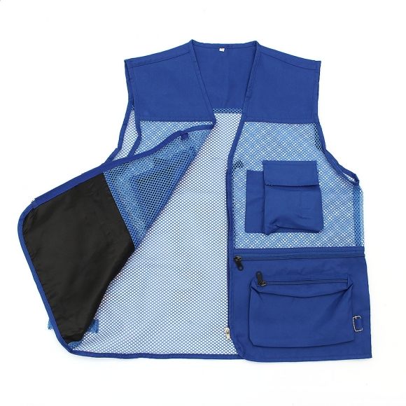 초경량 메쉬 레저 조끼 XL(블루)