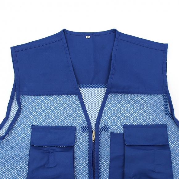 초경량 메쉬 레저 조끼 XL(블루)
