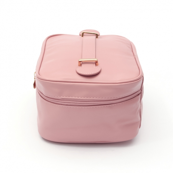 뷰티스타 대용량 메이크업 파우치(핑크)