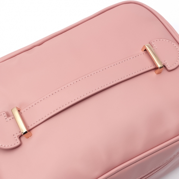 뷰티스타 대용량 메이크업 파우치(핑크)