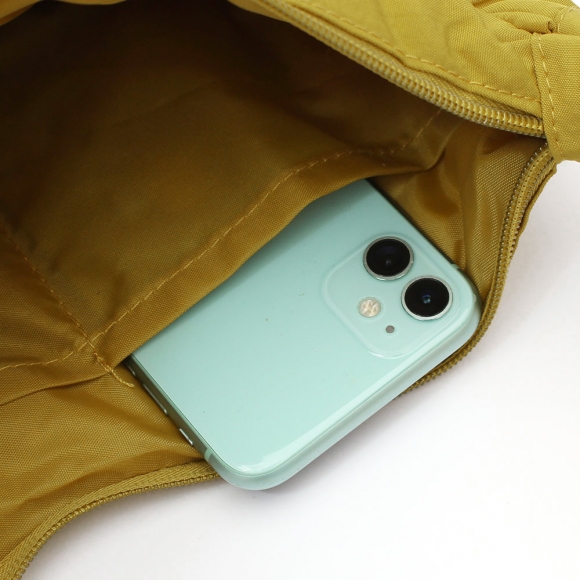 데일리 반달 크로스백(머스터드)