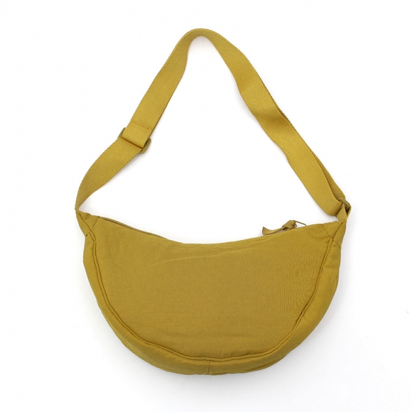 데일리 반달 크로스백(머스터드)