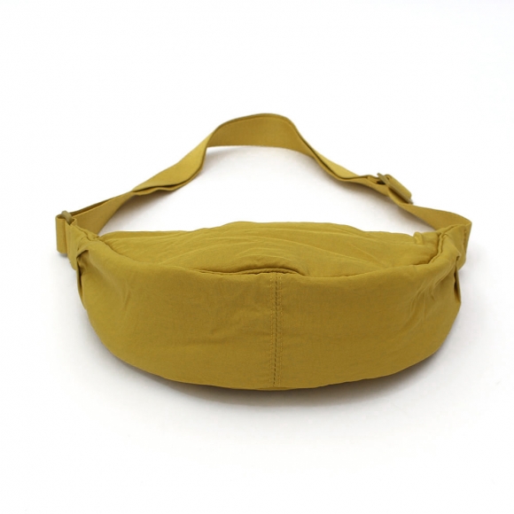 데일리 반달 크로스백(머스터드)