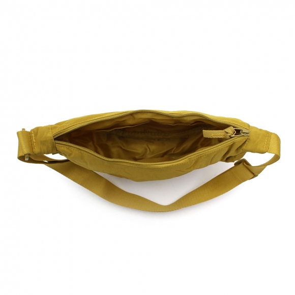 데일리 반달 크로스백(머스터드)