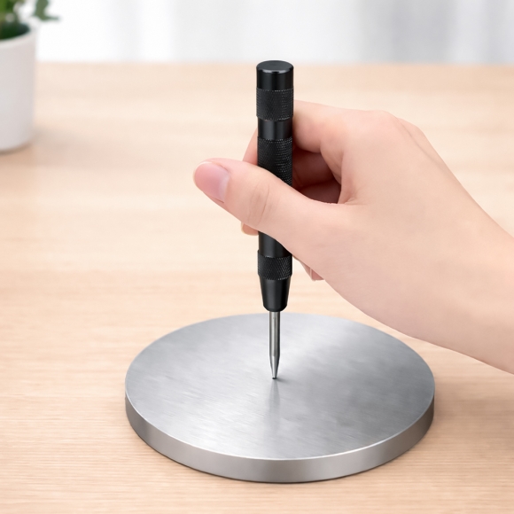 스프링 자동 센터 펀치 C-2(블랙)