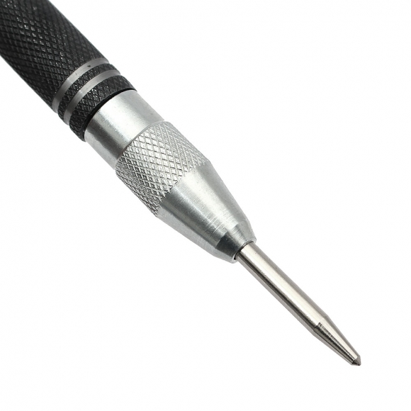 스프링 자동 센터 펀치 C-1(블랙 실버)