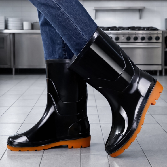 뉴워터 남성용 미들 작업 장화(260mm) (블랙)