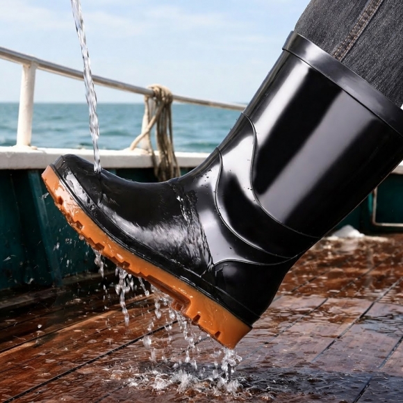 뉴워터 남성용 미들 작업 장화(260mm) (블랙)