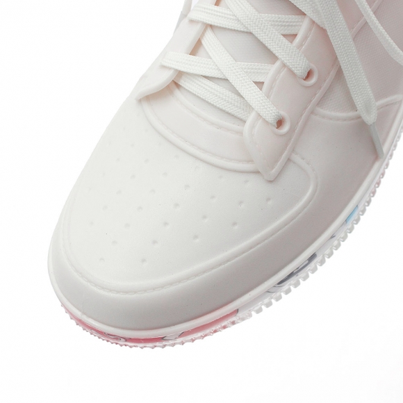 남성용 하이탑 레인부츠(270mm) (화이트)