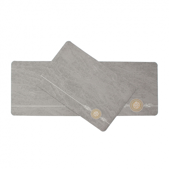 빠른건조 소프트 규조토 발매트 2종세트(써클) (그레이)