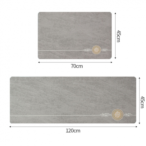 빠른건조 소프트 규조토 발매트 2종세트(써클) (그레이)