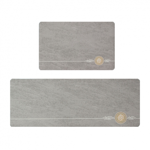 빠른건조 소프트 규조토 발매트 2종세트(써클) (그레이)