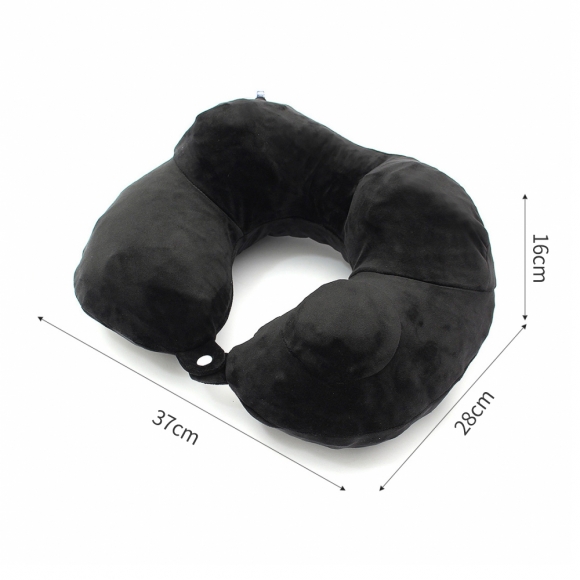 넥플로우 펌핑 에어 목베개(블랙)