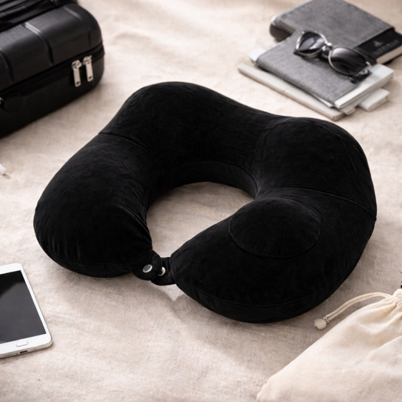 넥플로우 펌핑 에어 목베개(블랙)