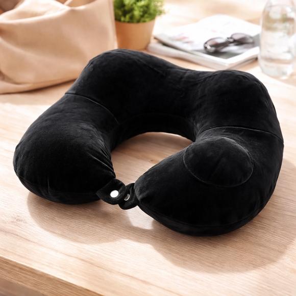 넥플로우 펌핑 에어 목베개(블랙)