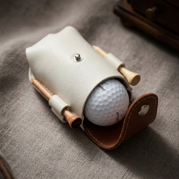 세이브 골프공 파우치(브라운)