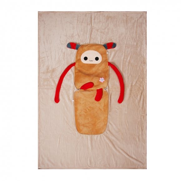 코지몽이 브라운 쿠션담요