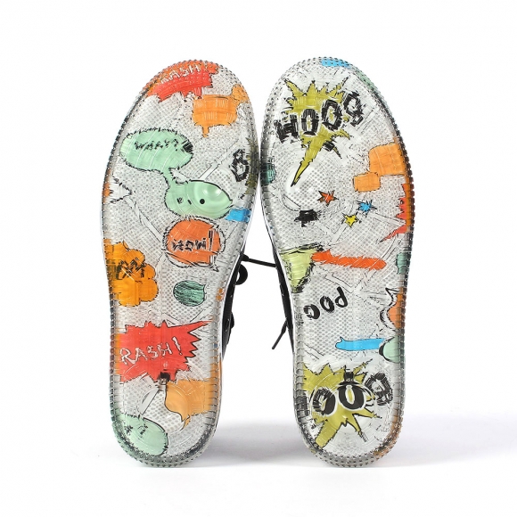 남성용 하이탑 레인부츠(260mm) (블랙)