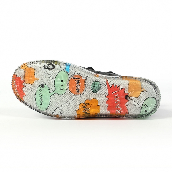 남성용 하이탑 레인부츠(260mm) (블랙)