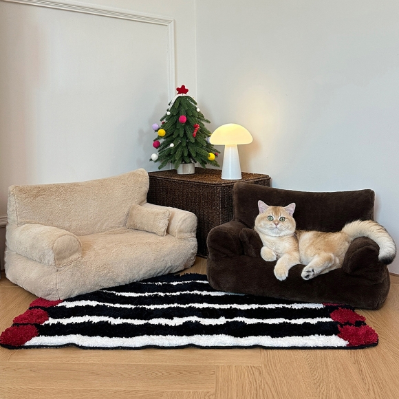 러브펫 포근한 사계절 분리형 고양이 소파 침대 M(색상)