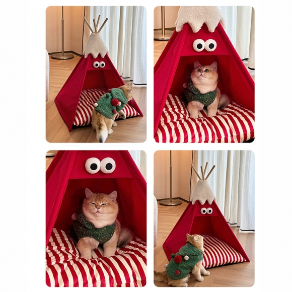 러브펫 보온 고양이 텐트 하우스(색상)