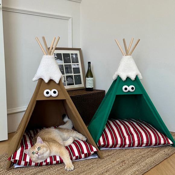 러브펫 보온 고양이 텐트 하우스(색상)