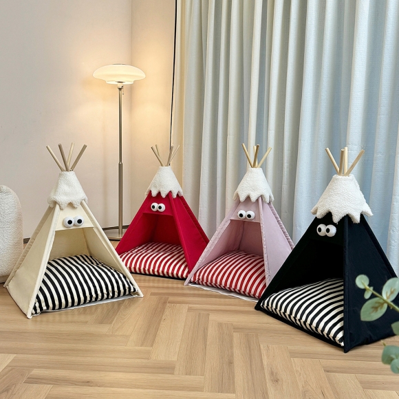 러브펫 보온 고양이 텐트 하우스(색상)