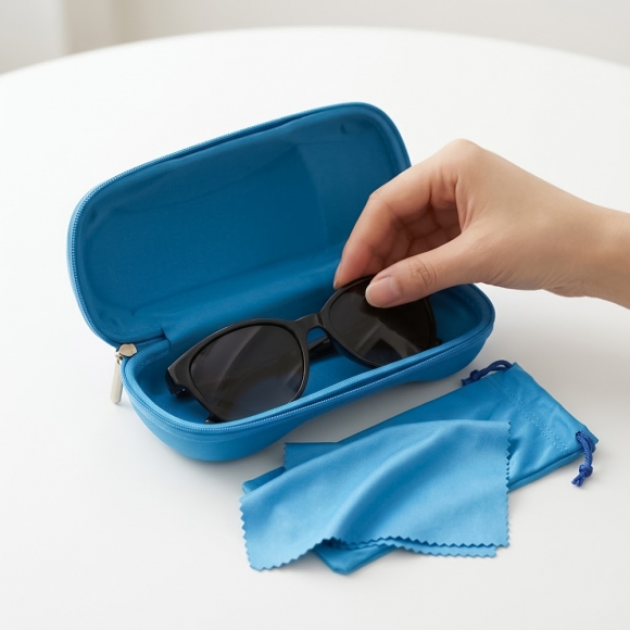 자동차 디자인 선글라스 케이스 세트(스카이)