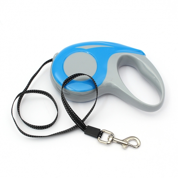댕댕워크 반려견 자동 리드줄(블루) (3m)