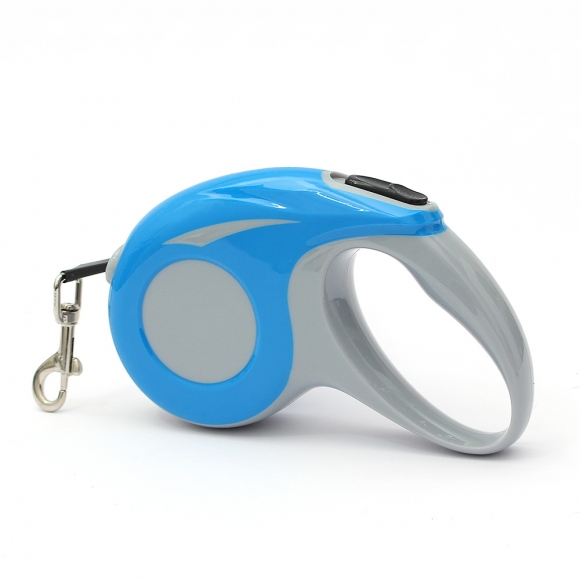 댕댕워크 반려견 자동 리드줄(블루) (3m)