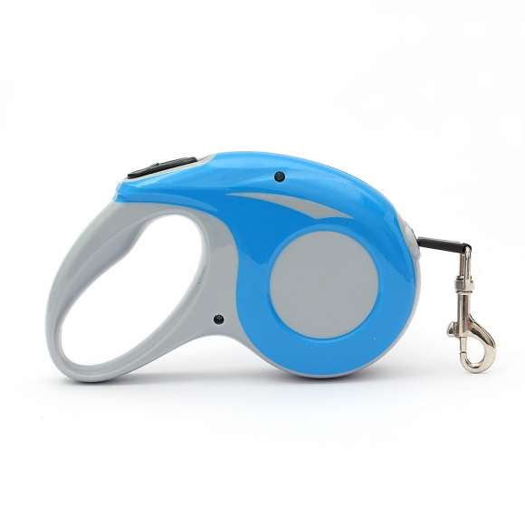 댕댕워크 반려견 자동 리드줄(블루) (3m)