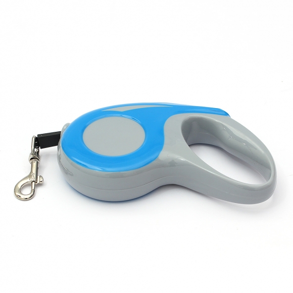 댕댕워크 반려견 자동 리드줄(블루) (5m)