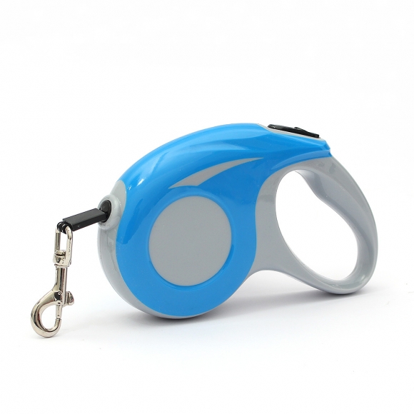 댕댕워크 반려견 자동 리드줄(블루) (5m)
