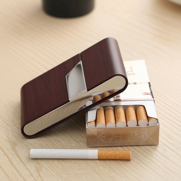 맨포스 슬림형 담배케이스(브라운)