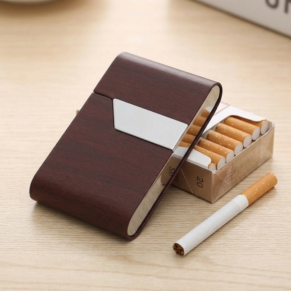 맨포스 슬림형 담배케이스(브라운)
