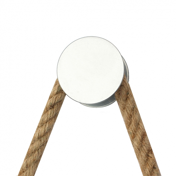 빈티지 스트랩 벽거울(30cm) (실버)