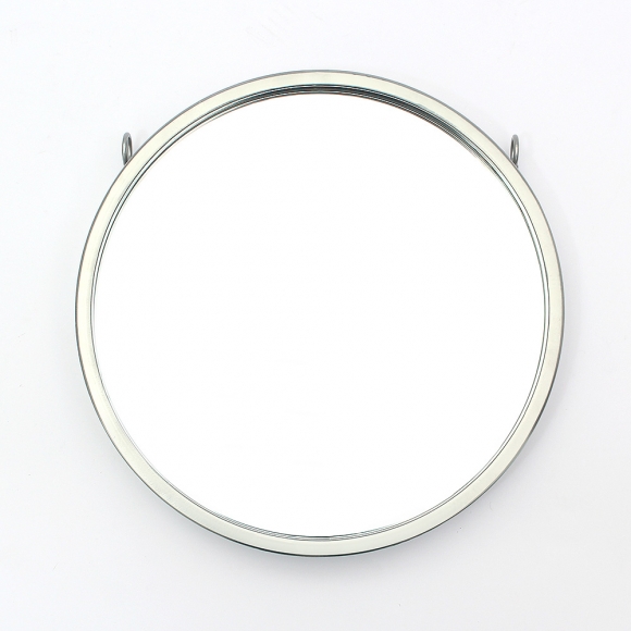 빈티지 스트랩 벽거울(30cm) (실버)