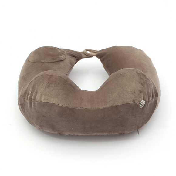 넥플로우 펌핑 에어 목베개(브라운)