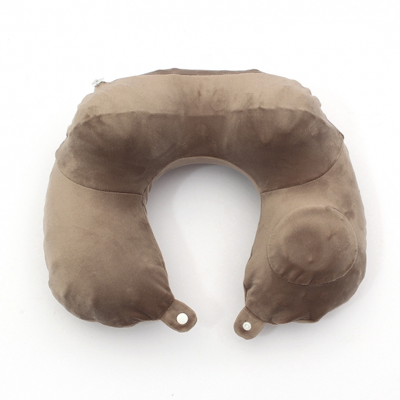 넥플로우 펌핑 에어 목베개(브라운)